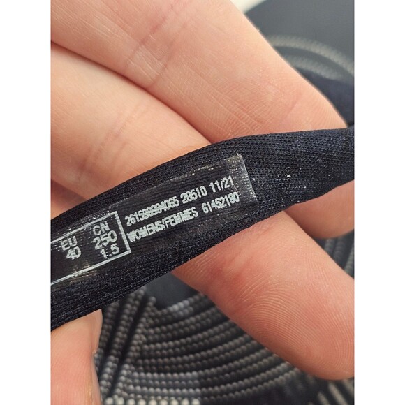 CLARKS Women's 9 Arla Kaylie‎ 2 Fabric Thong Flip Flop Beach Pool Sandals Navy - Picture 10 of 11